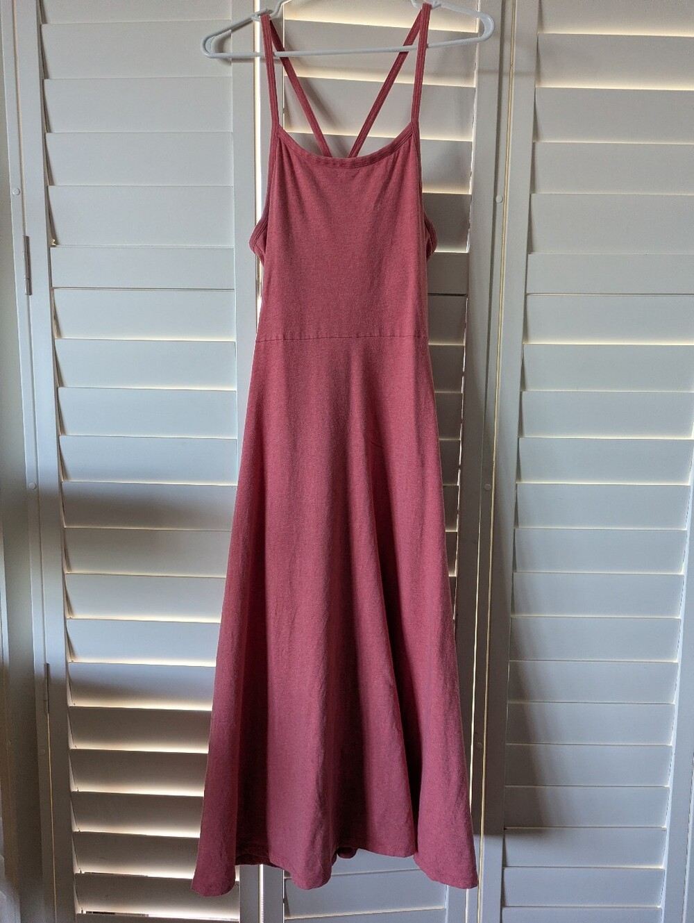 Organic Fit & Flare Midi Dress